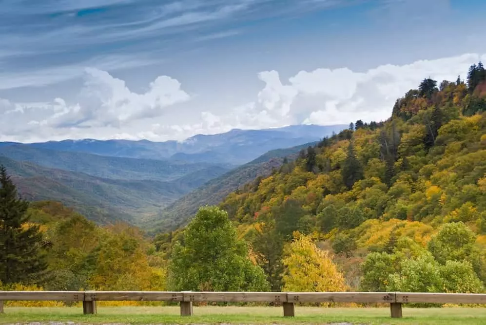 Stunning views along Newfound Gap Road.