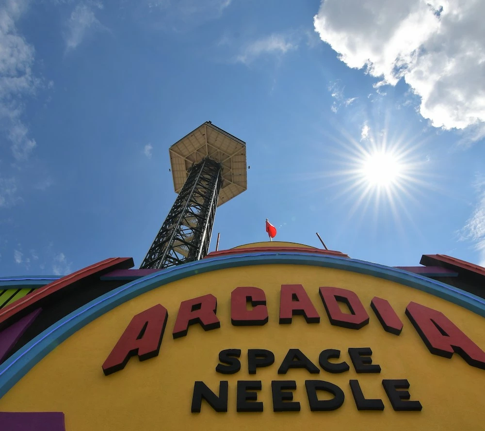 gatlinburg space needle and arcadia 