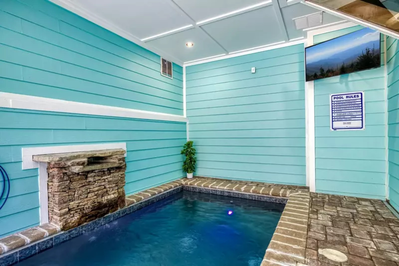 splashin' views is one of the top pigeon forge cabins with swimming pools