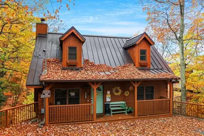 our cabins feature fall foliage in the smokies
